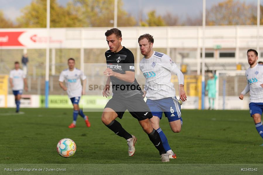 Alexander Kopf, Stadion am Schönbusch, Aschaffenburg, 05.11.2022, sport, action, BFV, Fussball, November 2022, Saison 2022/2023, 20. Spieltag, Regionalliga Bayern, FVI, SVA, FV Illertissen, SV Viktoria Aschaffenburg - Bild-ID: 2345242