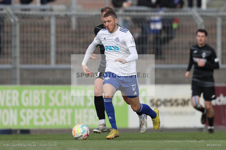 Niklas Meyer, Stadion am Schönbusch, Aschaffenburg, 05.11.2022, sport, action, BFV, Fussball, November 2022, Saison 2022/2023, 20. Spieltag, Regionalliga Bayern, FVI, SVA, FV Illertissen, SV Viktoria Aschaffenburg - Bild-ID: 2345263 Niklas Meyer, Stadion am Schönbusch, Aschaffenburg, 05.11.2022, sport, action, BFV, Fussball, November 2022, Saison 2022/2023, 20. Spieltag, Regionalliga Bayern, FVI, SVA, FV Illertissen, SV Viktoria Aschaffenburg - Bild-ID: 2345263