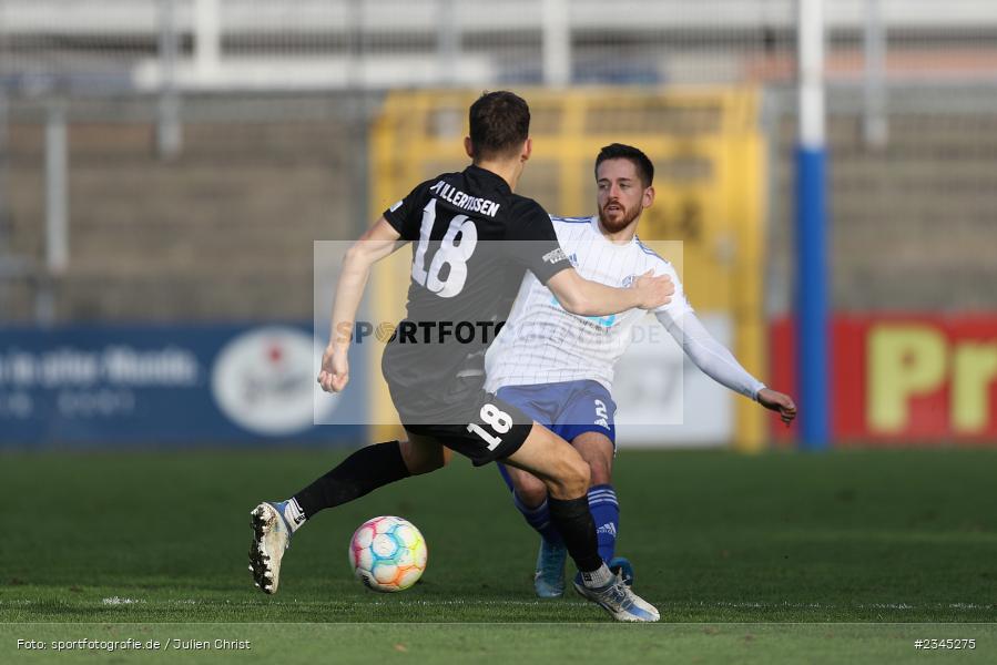 Silas Tom Zehnder, Stadion am Schönbusch, Aschaffenburg, 05.11.2022, sport, action, BFV, Fussball, November 2022, Saison 2022/2023, 20. Spieltag, Regionalliga Bayern, FVI, SVA, FV Illertissen, SV Viktoria Aschaffenburg - Bild-ID: 2345275