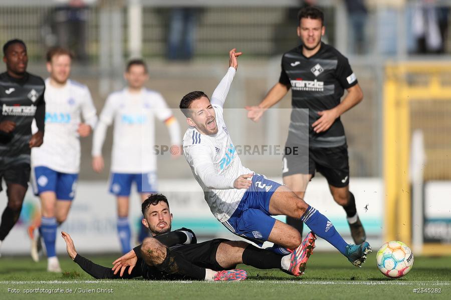Silas Tom Zehnder, Stadion am Schönbusch, Aschaffenburg, 05.11.2022, sport, action, BFV, Fussball, November 2022, Saison 2022/2023, 20. Spieltag, Regionalliga Bayern, FVI, SVA, FV Illertissen, SV Viktoria Aschaffenburg - Bild-ID: 2345282