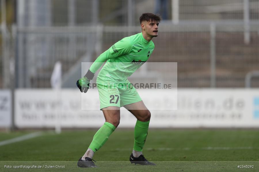 Malwin Zok, Stadion am Schönbusch, Aschaffenburg, 05.11.2022, sport, action, BFV, Fussball, November 2022, Saison 2022/2023, 20. Spieltag, Regionalliga Bayern, FVI, SVA, FV Illertissen, SV Viktoria Aschaffenburg - Bild-ID: 2345292