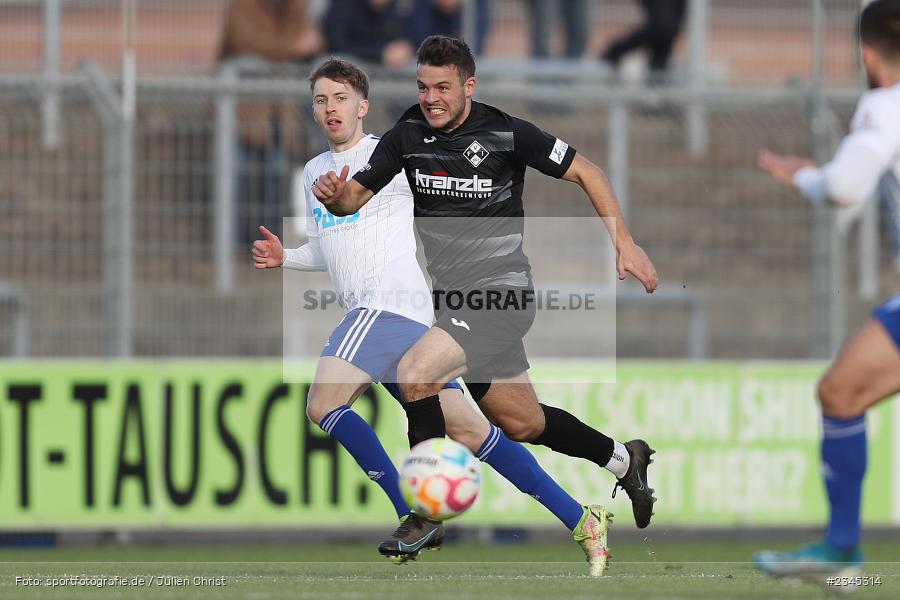 Yannick Glessing, Stadion am Schönbusch, Aschaffenburg, 05.11.2022, sport, action, BFV, Fussball, November 2022, Saison 2022/2023, 20. Spieltag, Regionalliga Bayern, FVI, SVA, FV Illertissen, SV Viktoria Aschaffenburg - Bild-ID: 2345314