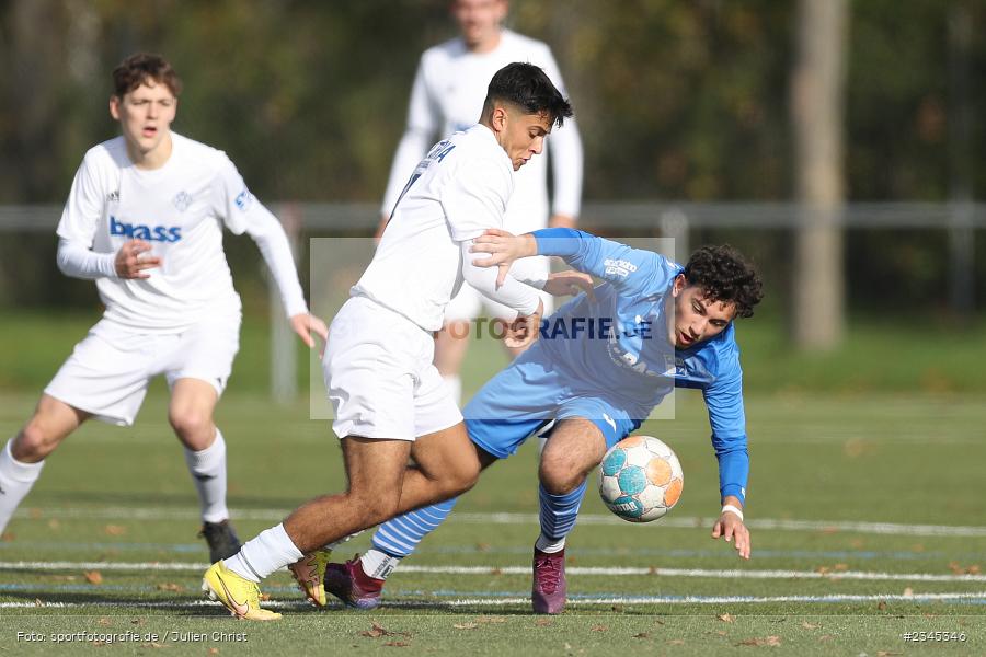 Rachid El Hassani, Sportanlage Am Schönbusch, Aschaffenburg, 05.11.2022, sport, action, BFV, Fussball, November 2022, Saison 2022/2023, 12. Spieltag, U19 Bayernliga, FVI, SVA, FV Illertissen, SV Viktoria Aschaffenburg - Bild-ID: 2345346 Rachid El Hassani, Sportanlage Am Schönbusch, Aschaffenburg, 05.11.2022, sport, action, BFV, Fussball, November 2022, Saison 2022/2023, 12. Spieltag, U19 Bayernliga, FVI, SVA, FV Illertissen, SV Viktoria Aschaffenburg - Bild-ID: 2345346
