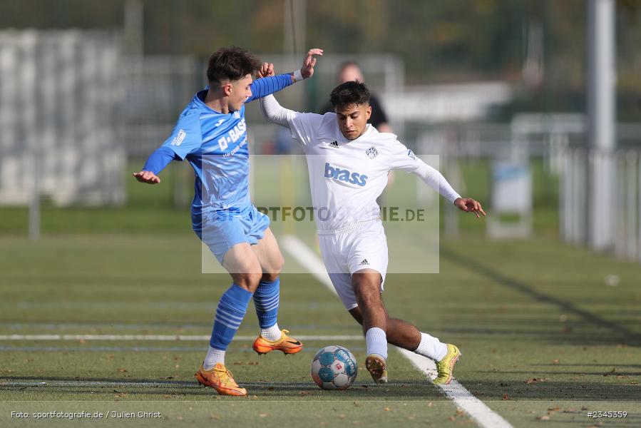 Leon Rudenko, Sportanlage Am Schönbusch, Aschaffenburg, 05.11.2022, sport, action, BFV, Fussball, November 2022, Saison 2022/2023, 12. Spieltag, U19 Bayernliga, FVI, SVA, FV Illertissen, SV Viktoria Aschaffenburg - Bild-ID: 2345359 Leon Rudenko, Sportanlage Am Schönbusch, Aschaffenburg, 05.11.2022, sport, action, BFV, Fussball, November 2022, Saison 2022/2023, 12. Spieltag, U19 Bayernliga, FVI, SVA, FV Illertissen, SV Viktoria Aschaffenburg - Bild-ID: 2345359