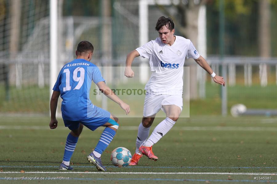Bohdan Mykhalchenko, Sportanlage Am Schönbusch, Aschaffenburg, 05.11.2022, sport, action, BFV, Fussball, November 2022, Saison 2022/2023, 12. Spieltag, U19 Bayernliga, FVI, SVA, FV Illertissen, SV Viktoria Aschaffenburg - Bild-ID: 2345387 Bohdan Mykhalchenko, Sportanlage Am Schönbusch, Aschaffenburg, 05.11.2022, sport, action, BFV, Fussball, November 2022, Saison 2022/2023, 12. Spieltag, U19 Bayernliga, FVI, SVA, FV Illertissen, SV Viktoria Aschaffenburg - Bild-ID: 2345387