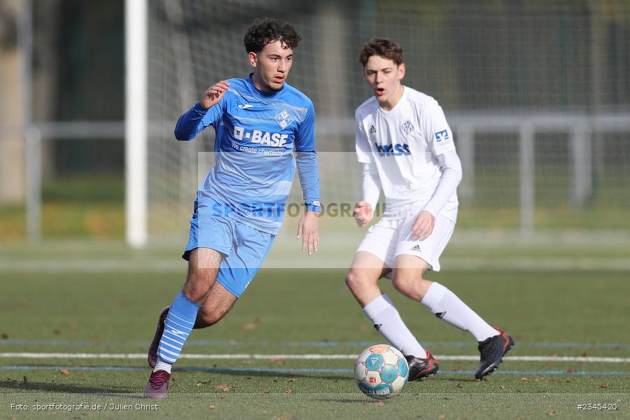 Yasin Yilmaz, Sportanlage Am Schönbusch, Aschaffenburg, 05.11.2022, sport, action, BFV, Fussball, November 2022, Saison 2022/2023, 12. Spieltag, U19 Bayernliga, FVI, SVA, FV Illertissen, SV Viktoria Aschaffenburg - Bild-ID: 2345420 Yasin Yilmaz, Sportanlage Am Schönbusch, Aschaffenburg, 05.11.2022, sport, action, BFV, Fussball, November 2022, Saison 2022/2023, 12. Spieltag, U19 Bayernliga, FVI, SVA, FV Illertissen, SV Viktoria Aschaffenburg - Bild-ID: 2345420
