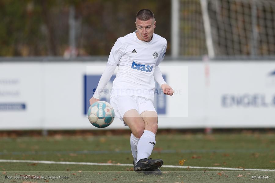 Paul Scheifele, Sportanlage Am Schönbusch, Aschaffenburg, 05.11.2022, sport, action, BFV, Fussball, November 2022, Saison 2022/2023, 12. Spieltag, U19 Bayernliga, FVI, SVA, FV Illertissen, SV Viktoria Aschaffenburg - Bild-ID: 2345440 Paul Scheifele, Sportanlage Am Schönbusch, Aschaffenburg, 05.11.2022, sport, action, BFV, Fussball, November 2022, Saison 2022/2023, 12. Spieltag, U19 Bayernliga, FVI, SVA, FV Illertissen, SV Viktoria Aschaffenburg - Bild-ID: 2345440