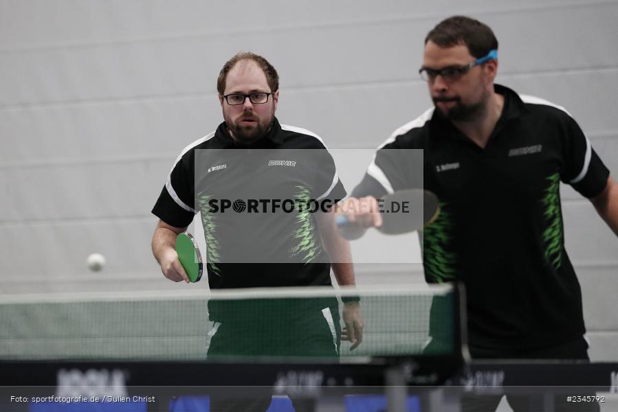 Sven Heßberger, Matthias Bergmann, Hans-Wilhelm-Renkhoff Halle, Marktheidenfeld, 11.11.2022, sport, action, Landesliga Nordnordwest, Bayerischer TTV, November 2022, Saison 2022/2023, Tischtennis, DJK, TVM, DJK Niedersteinbach, TV 1884 Marktheidenfeld - Bild-ID: 2345792 Sven Heßberger, Matthias Bergmann, Hans-Wilhelm-Renkhoff Halle, Marktheidenfeld, 11.11.2022, sport, action, Landesliga Nordnordwest, Bayerischer TTV, November 2022, Saison 2022/2023, Tischtennis, DJK, TVM, DJK Niedersteinbach, TV 1884 Marktheidenfeld - Bild-ID: 2345792