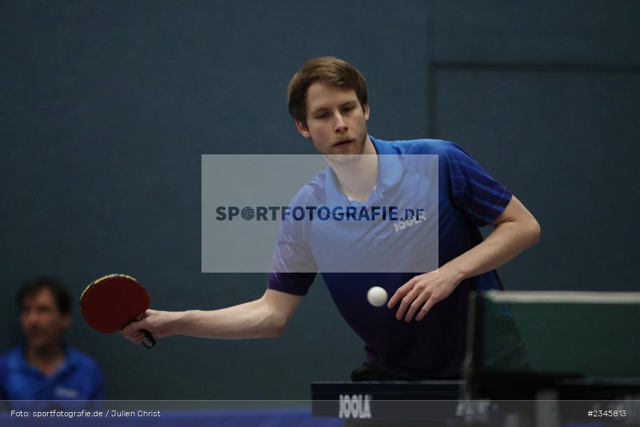 Tim Herrmann, Hans-Wilhelm-Renkhoff Halle, Marktheidenfeld, 11.11.2022, sport, action, Landesliga Nordnordwest, Bayerischer TTV, November 2022, Saison 2022/2023, Tischtennis, DJK, TVM, DJK Niedersteinbach, TV 1884 Marktheidenfeld - Bild-ID: 2345813 Tim Herrmann, Hans-Wilhelm-Renkhoff Halle, Marktheidenfeld, 11.11.2022, sport, action, Landesliga Nordnordwest, Bayerischer TTV, November 2022, Saison 2022/2023, Tischtennis, DJK, TVM, DJK Niedersteinbach, TV 1884 Marktheidenfeld - Bild-ID: 2345813