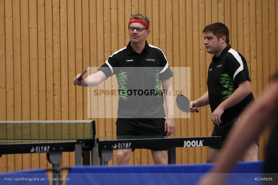 Tobias Grünewald, Hans-Wilhelm-Renkhoff Halle, Marktheidenfeld, 11.11.2022, sport, action, Landesliga Nordnordwest, Bayerischer TTV, November 2022, Saison 2022/2023, Tischtennis, DJK, TVM, DJK Niedersteinbach, TV 1884 Marktheidenfeld - Bild-ID: 2345835