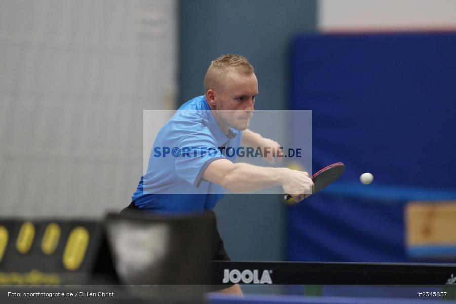 Mateusz Adam Konieczny, Hans-Wilhelm-Renkhoff Halle, Marktheidenfeld, 11.11.2022, sport, action, Landesliga Nordnordwest, Bayerischer TTV, November 2022, Saison 2022/2023, Tischtennis, DJK, TVM, DJK Niedersteinbach, TV 1884 Marktheidenfeld - Bild-ID: 2345837 Mateusz Adam Konieczny, Hans-Wilhelm-Renkhoff Halle, Marktheidenfeld, 11.11.2022, sport, action, Landesliga Nordnordwest, Bayerischer TTV, November 2022, Saison 2022/2023, Tischtennis, DJK, TVM, DJK Niedersteinbach, TV 1884 Marktheidenfeld - Bild-ID: 2345837