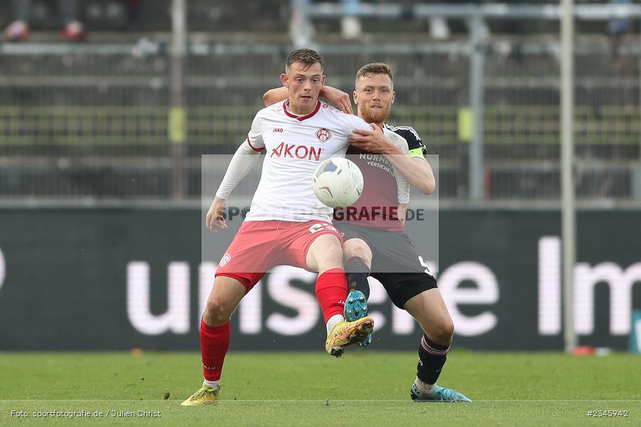 Franz Helmer, FLYERALARM Arena, Würzburg, 12.11.2022, sport, action, Fussball, BFV, November 2022, Saison 2022/2023, 21. Spieltag, Regionalliga Bayern, FCN, FWK, 1. FC Nürnberg II, FC Würzburger Kickers - Bild-ID: 2345942