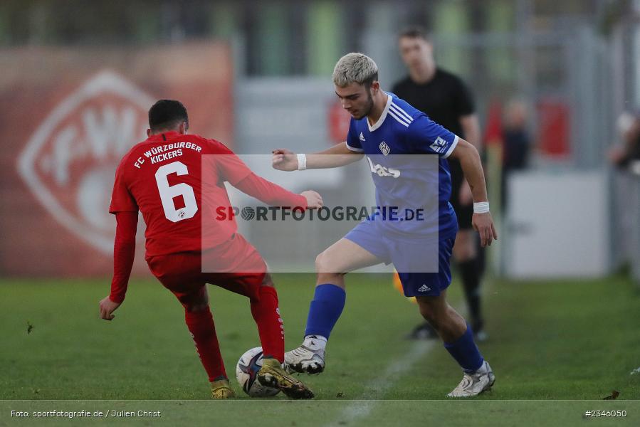 Alessio Bari, KRE Sportpark, Würzburg, 13.11.2022, sport, action, Fussball, BFV, November 2022, Saison 2022/2023, 13. Spieltag, Bayernliga U19, SVA, FWK, SV Viktoria Aschaffenburg, FC Würzburger Kickers - Bild-ID: 2346050