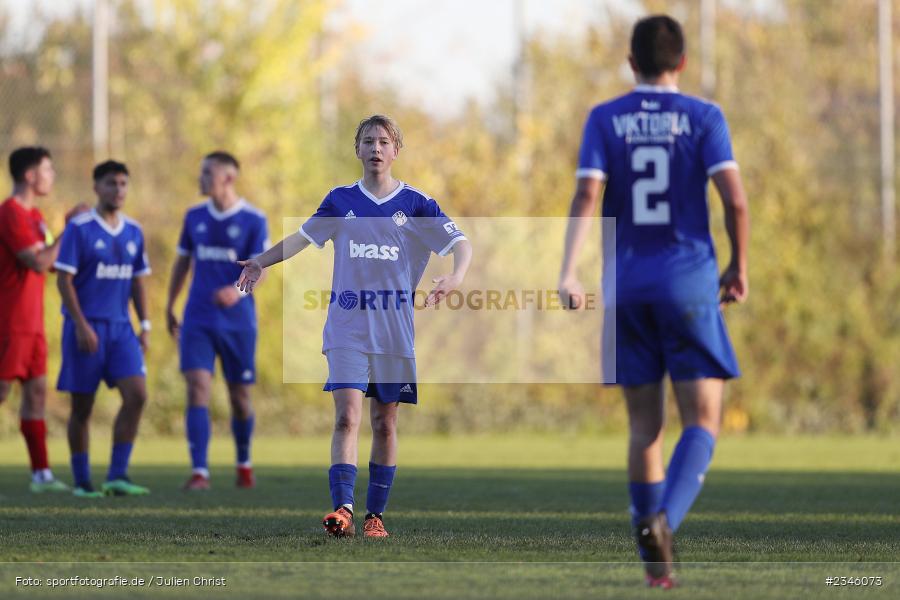 Luca Staab, KRE Sportpark, Würzburg, 13.11.2022, sport, action, Fussball, BFV, November 2022, Saison 2022/2023, 13. Spieltag, Bayernliga U19, SVA, FWK, SV Viktoria Aschaffenburg, FC Würzburger Kickers - Bild-ID: 2346073