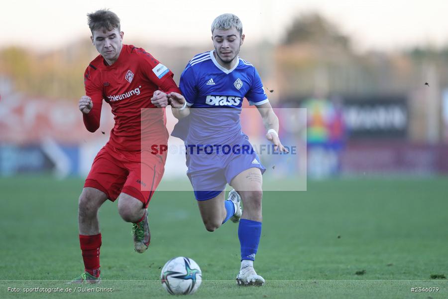 Alessio Bari, KRE Sportpark, Würzburg, 13.11.2022, sport, action, Fussball, BFV, November 2022, Saison 2022/2023, 13. Spieltag, Bayernliga U19, SVA, FWK, SV Viktoria Aschaffenburg, FC Würzburger Kickers - Bild-ID: 2346079