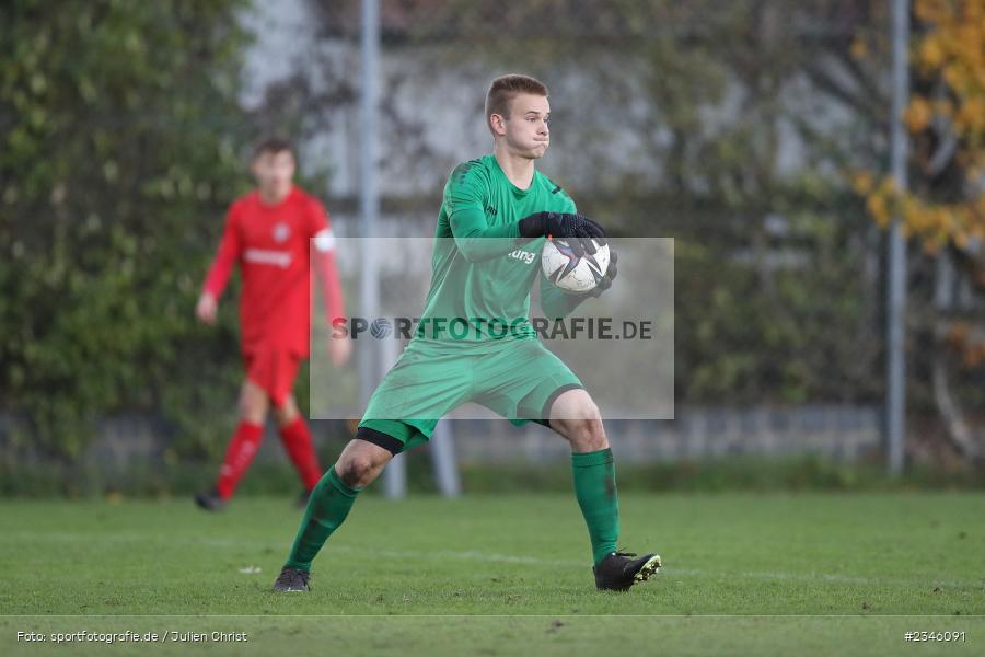 Leon Walch, KRE Sportpark, Würzburg, 13.11.2022, sport, action, Fussball, BFV, November 2022, Saison 2022/2023, 13. Spieltag, Bayernliga U19, SVA, FWK, SV Viktoria Aschaffenburg, FC Würzburger Kickers - Bild-ID: 2346091