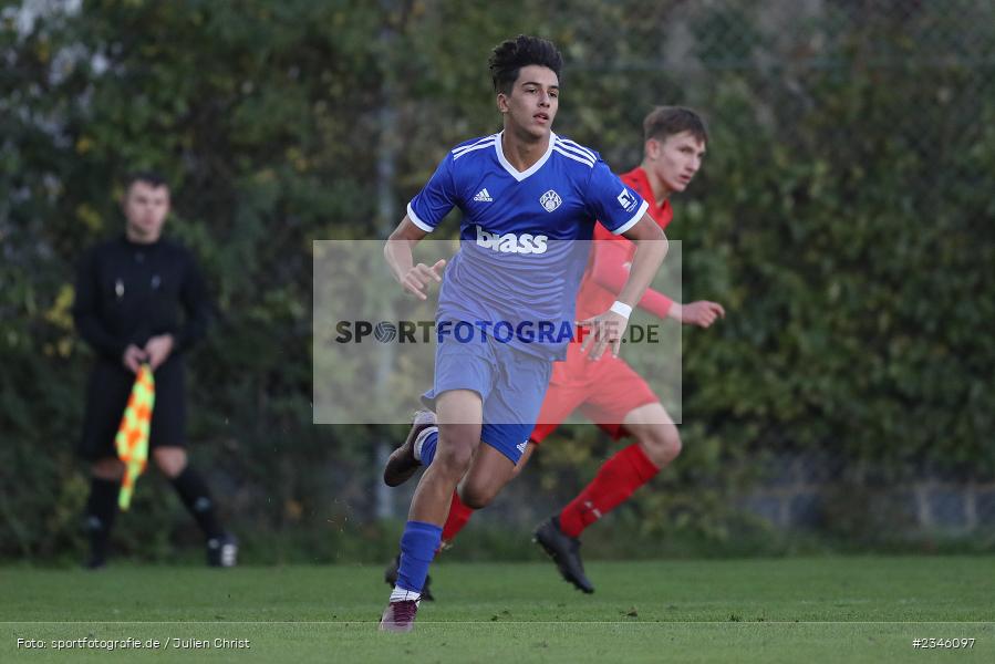 Danylo Barudi, KRE Sportpark, Würzburg, 13.11.2022, sport, action, Fussball, BFV, November 2022, Saison 2022/2023, 13. Spieltag, Bayernliga U19, SVA, FWK, SV Viktoria Aschaffenburg, FC Würzburger Kickers - Bild-ID: 2346097
