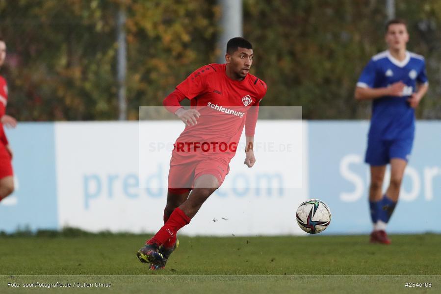 Geremi Perera, KRE Sportpark, Würzburg, 13.11.2022, sport, action, Fussball, BFV, November 2022, Saison 2022/2023, 13. Spieltag, Bayernliga U19, SVA, FWK, SV Viktoria Aschaffenburg, FC Würzburger Kickers - Bild-ID: 2346103