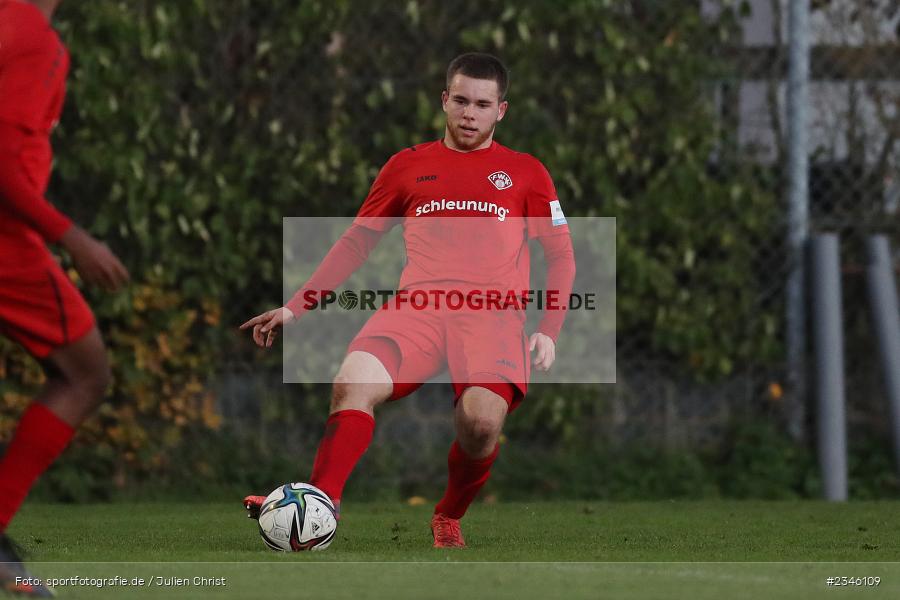 Egor Zelenskiy, KRE Sportpark, Würzburg, 13.11.2022, sport, action, Fussball, BFV, November 2022, Saison 2022/2023, 13. Spieltag, Bayernliga U19, SVA, FWK, SV Viktoria Aschaffenburg, FC Würzburger Kickers - Bild-ID: 2346109