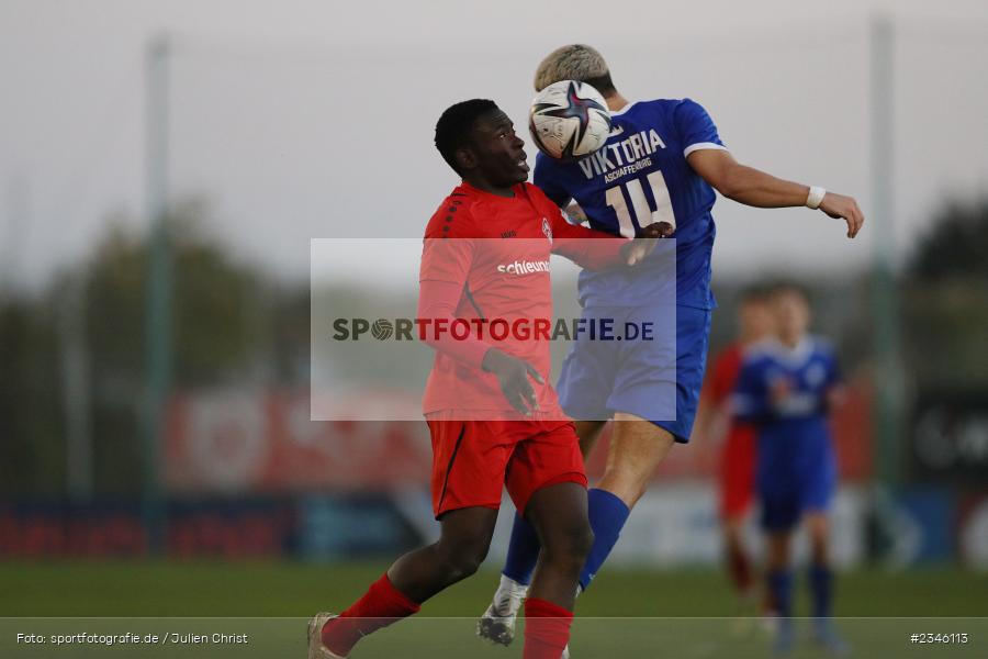 Madaani Seidu, KRE Sportpark, Würzburg, 13.11.2022, sport, action, Fussball, BFV, November 2022, Saison 2022/2023, 13. Spieltag, Bayernliga U19, SVA, FWK, SV Viktoria Aschaffenburg, FC Würzburger Kickers - Bild-ID: 2346113