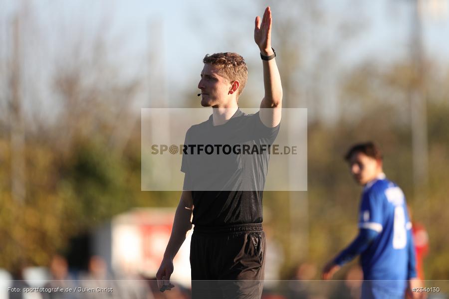 Konstantin Schaab, KRE Sportpark, Würzburg, 13.11.2022, sport, action, Fussball, BFV, November 2022, Saison 2022/2023, 13. Spieltag, Bayernliga U19, SVA, FWK, SV Viktoria Aschaffenburg, FC Würzburger Kickers - Bild-ID: 2346130