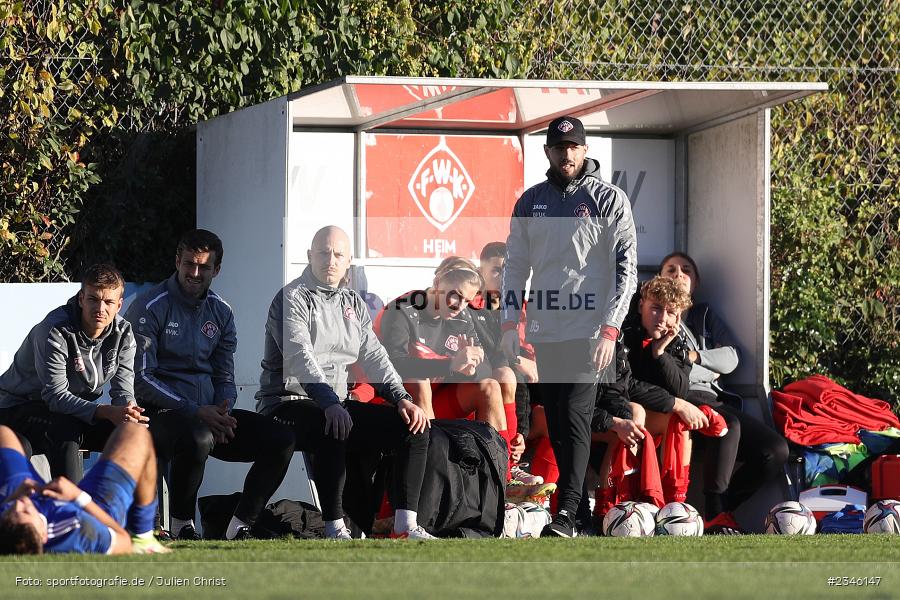 Salvatore D`Andrea, KRE Sportpark, Würzburg, 13.11.2022, sport, action, Fussball, BFV, November 2022, Saison 2022/2023, 13. Spieltag, Bayernliga U19, SVA, FWK, SV Viktoria Aschaffenburg, FC Würzburger Kickers - Bild-ID: 2346147