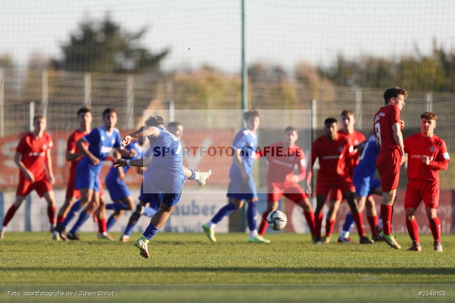 Ruben Miguel Conceicao Fernandes, KRE Sportpark, Würzburg, 13.11.2022, sport, action, Fussball, BFV, November 2022, Saison 2022/2023, 13. Spieltag, Bayernliga U19, SVA, FWK, SV Viktoria Aschaffenburg, FC Würzburger Kickers - Bild-ID: 2346153