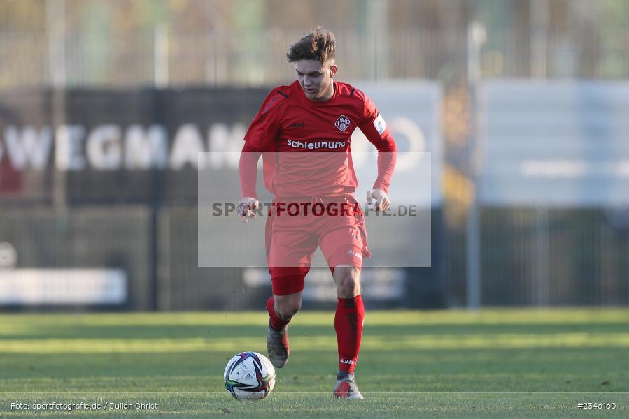 Dennis Deppner, KRE Sportpark, Würzburg, 13.11.2022, sport, action, Fussball, BFV, November 2022, Saison 2022/2023, 13. Spieltag, Bayernliga U19, SVA, FWK, SV Viktoria Aschaffenburg, FC Würzburger Kickers - Bild-ID: 2346160