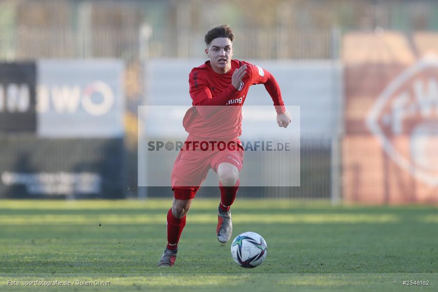 Dennis Deppner, KRE Sportpark, Würzburg, 13.11.2022, sport, action, Fussball, BFV, November 2022, Saison 2022/2023, 13. Spieltag, Bayernliga U19, SVA, FWK, SV Viktoria Aschaffenburg, FC Würzburger Kickers - Bild-ID: 2346162