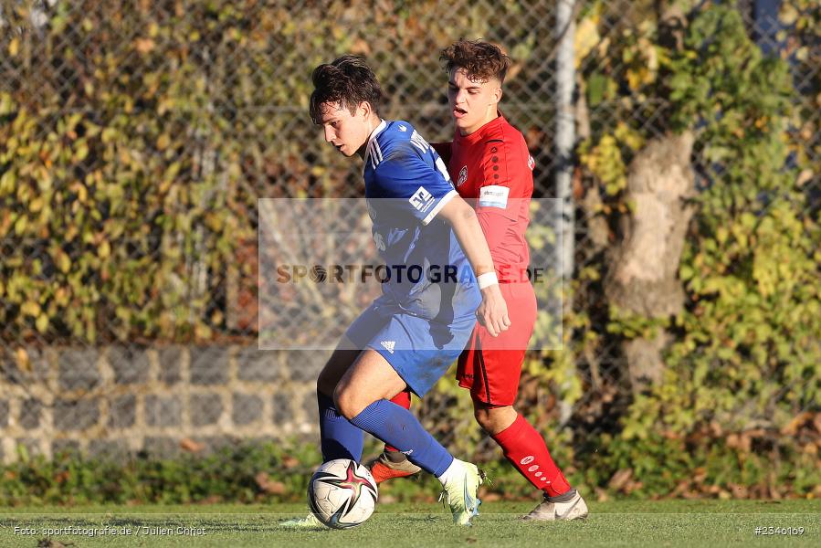 Dennis Deppner, KRE Sportpark, Würzburg, 13.11.2022, sport, action, Fussball, BFV, November 2022, Saison 2022/2023, 13. Spieltag, Bayernliga U19, SVA, FWK, SV Viktoria Aschaffenburg, FC Würzburger Kickers - Bild-ID: 2346169