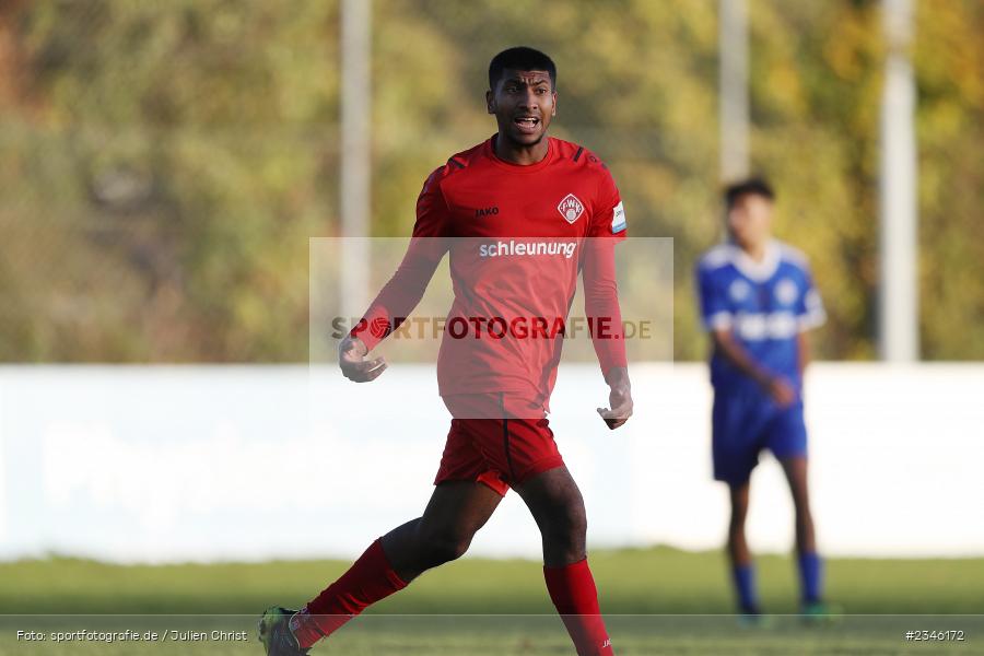 Geremi Perera, KRE Sportpark, Würzburg, 13.11.2022, sport, action, Fussball, BFV, November 2022, Saison 2022/2023, 13. Spieltag, Bayernliga U19, SVA, FWK, SV Viktoria Aschaffenburg, FC Würzburger Kickers - Bild-ID: 2346172