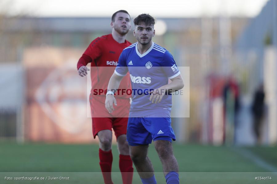 Ruben Miguel Conceicao Fernandes, KRE Sportpark, Würzburg, 13.11.2022, sport, action, Fussball, BFV, November 2022, Saison 2022/2023, 13. Spieltag, Bayernliga U19, SVA, FWK, SV Viktoria Aschaffenburg, FC Würzburger Kickers - Bild-ID: 2346174