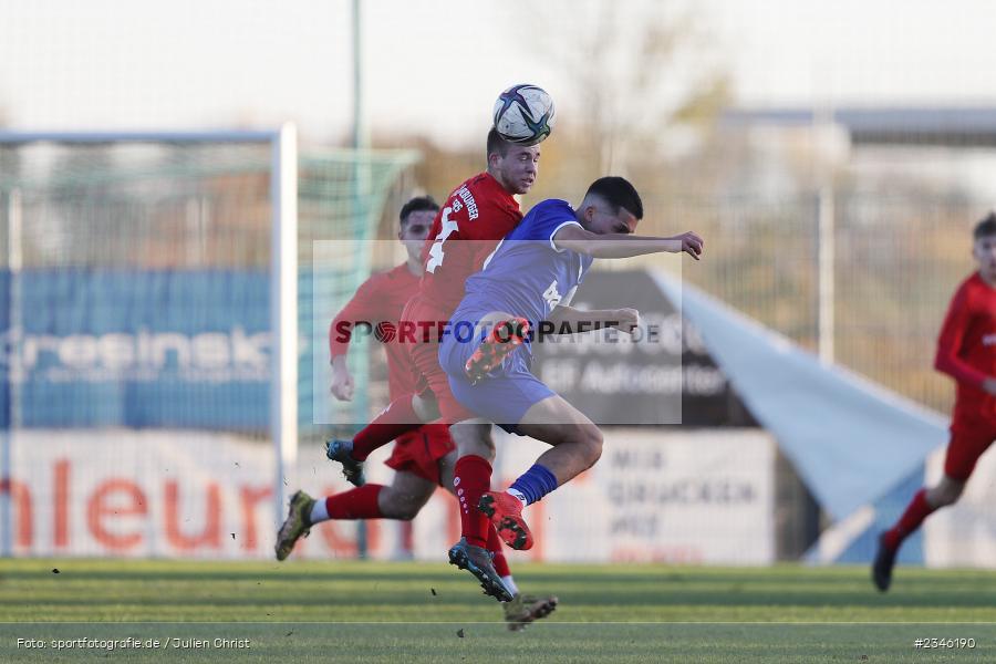 Egor Zelenskiy, KRE Sportpark, Würzburg, 13.11.2022, sport, action, Fussball, BFV, November 2022, Saison 2022/2023, 13. Spieltag, Bayernliga U19, SVA, FWK, SV Viktoria Aschaffenburg, FC Würzburger Kickers - Bild-ID: 2346190