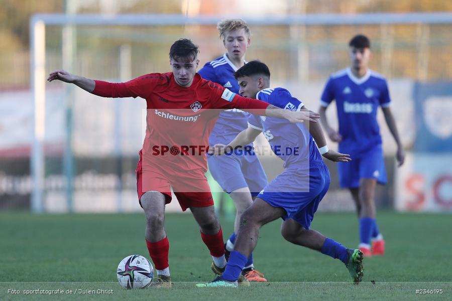 k.A., KRE Sportpark, Würzburg, 13.11.2022, sport, action, Fussball, BFV, November 2022, Saison 2022/2023, 13. Spieltag, Bayernliga U19, SVA, FWK, SV Viktoria Aschaffenburg, FC Würzburger Kickers - Bild-ID: 2346195