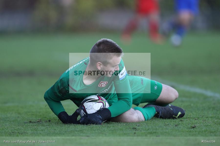 Leon Walch, KRE Sportpark, Würzburg, 13.11.2022, sport, action, Fussball, BFV, November 2022, Saison 2022/2023, 13. Spieltag, Bayernliga U19, SVA, FWK, SV Viktoria Aschaffenburg, FC Würzburger Kickers - Bild-ID: 2346204