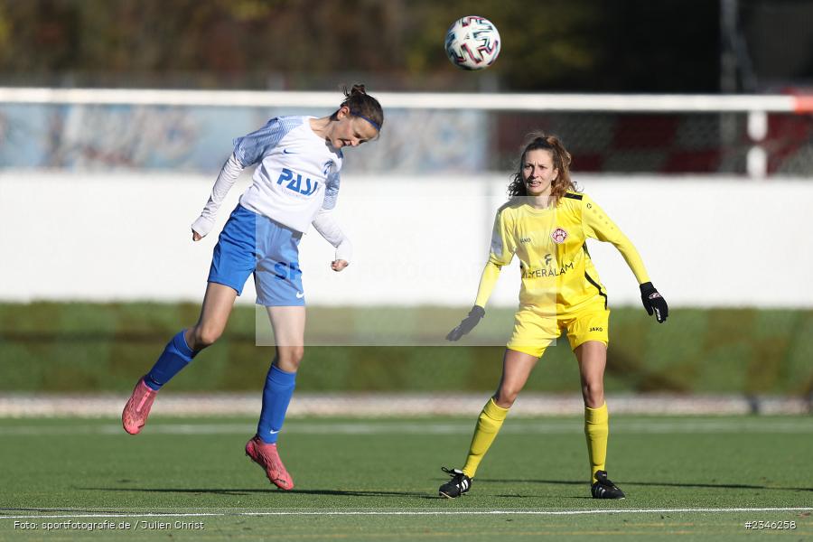 Stella Jäger, Sportpark Heuchelhof, Würzburg, 13.11.2022, sport, action, Fussball, BFV, November 2022, Saison 2022/2023, 10. Spieltag, Frauen BOL, FVK, FWK, FVgg Kickers Aschaffenburg, FC Würzburger Kickers II - Bild-ID: 2346258 Stella Jäger, Sportpark Heuchelhof, Würzburg, 13.11.2022, sport, action, Fussball, BFV, November 2022, Saison 2022/2023, 10. Spieltag, Frauen BOL, FVK, FWK, FVgg Kickers Aschaffenburg, FC Würzburger Kickers II - Bild-ID: 2346258
