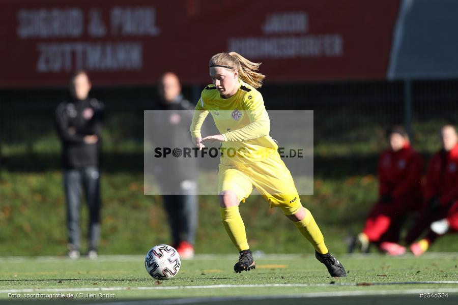 Jule Dickmeis, Sportpark Heuchelhof, Würzburg, 13.11.2022, sport, action, Fussball, BFV, November 2022, Saison 2022/2023, 10. Spieltag, Frauen BOL, FVK, FWK, FVgg Kickers Aschaffenburg, FC Würzburger Kickers II - Bild-ID: 2346334 Jule Dickmeis, Sportpark Heuchelhof, Würzburg, 13.11.2022, sport, action, Fussball, BFV, November 2022, Saison 2022/2023, 10. Spieltag, Frauen BOL, FVK, FWK, FVgg Kickers Aschaffenburg, FC Würzburger Kickers II - Bild-ID: 2346334