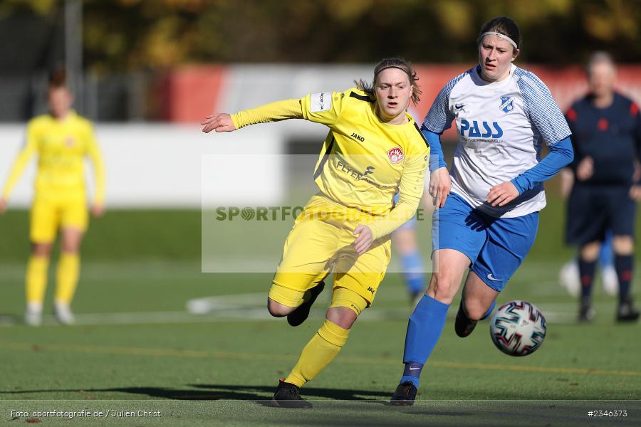 Jule Dickmeis, Sportpark Heuchelhof, Würzburg, 13.11.2022, sport, action, Fussball, BFV, November 2022, Saison 2022/2023, 10. Spieltag, Frauen BOL, FVK, FWK, FVgg Kickers Aschaffenburg, FC Würzburger Kickers II - Bild-ID: 2346373