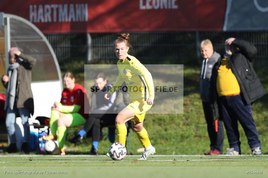 Julia Miksch, Sportpark Heuchelhof, Würzburg, 13.11.2022, sport, action, Fussball, BFV, November 2022, Saison 2022/2023, 10. Spieltag, Frauen BOL, FVK, FWK, FVgg Kickers Aschaffenburg, FC Würzburger Kickers II - Bild-ID: 2346418