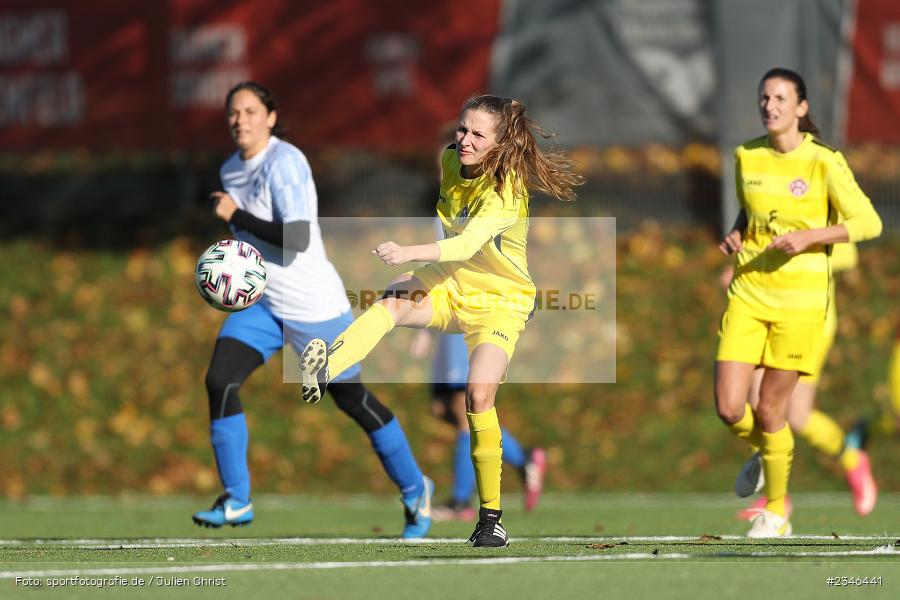 Leandra Jäger, Sportpark Heuchelhof, Würzburg, 13.11.2022, sport, action, Fussball, BFV, November 2022, Saison 2022/2023, 10. Spieltag, Frauen BOL, FVK, FWK, FVgg Kickers Aschaffenburg, FC Würzburger Kickers II - Bild-ID: 2346441 Leandra Jäger, Sportpark Heuchelhof, Würzburg, 13.11.2022, sport, action, Fussball, BFV, November 2022, Saison 2022/2023, 10. Spieltag, Frauen BOL, FVK, FWK, FVgg Kickers Aschaffenburg, FC Würzburger Kickers II - Bild-ID: 2346441