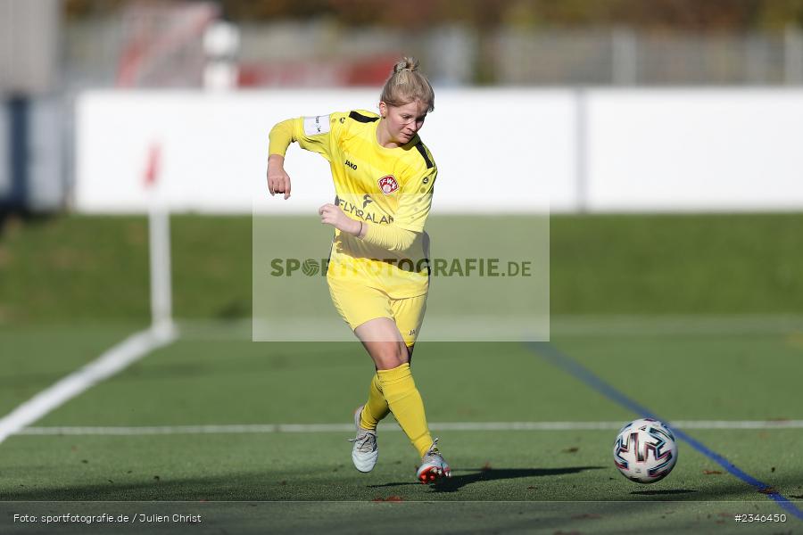 Mareen Wiechers, Sportpark Heuchelhof, Würzburg, 13.11.2022, sport, action, Fussball, BFV, November 2022, Saison 2022/2023, 10. Spieltag, Frauen BOL, FVK, FWK, FVgg Kickers Aschaffenburg, FC Würzburger Kickers II - Bild-ID: 2346450