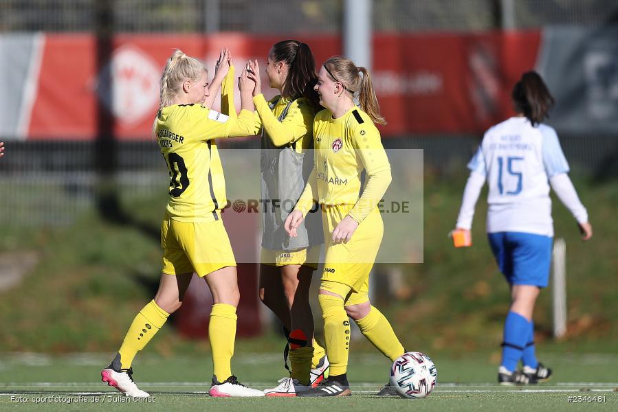 Franziska Gibfried, Sportpark Heuchelhof, Würzburg, 13.11.2022, sport, action, Fussball, BFV, November 2022, Saison 2022/2023, 10. Spieltag, Frauen BOL, FVK, FWK, FVgg Kickers Aschaffenburg, FC Würzburger Kickers II - Bild-ID: 2346481 Franziska Gibfried, Sportpark Heuchelhof, Würzburg, 13.11.2022, sport, action, Fussball, BFV, November 2022, Saison 2022/2023, 10. Spieltag, Frauen BOL, FVK, FWK, FVgg Kickers Aschaffenburg, FC Würzburger Kickers II - Bild-ID: 2346481