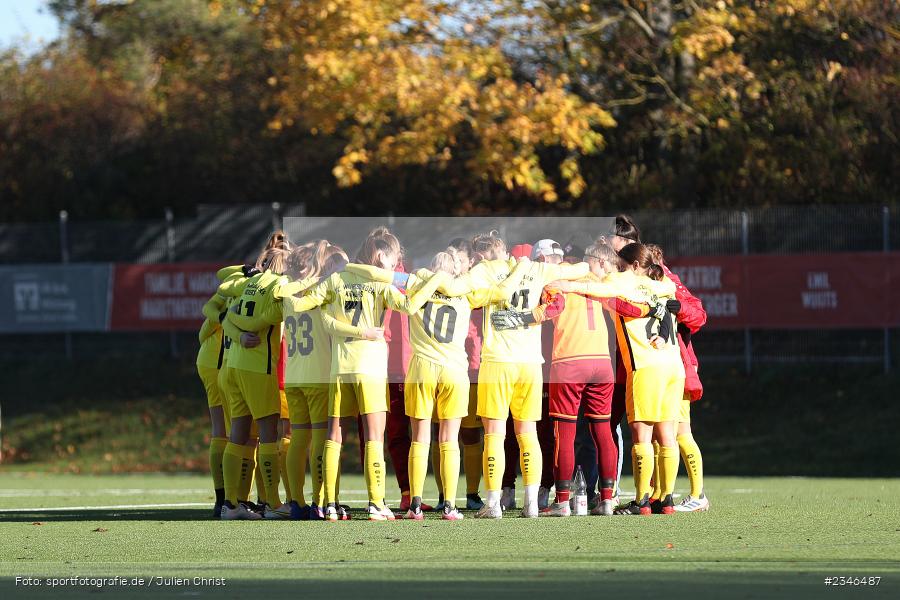 Mannschaftskreis, Sportpark Heuchelhof, Würzburg, 13.11.2022, sport, action, Fussball, BFV, November 2022, Saison 2022/2023, 10. Spieltag, Frauen BOL, FVK, FWK, FVgg Kickers Aschaffenburg, FC Würzburger Kickers II - Bild-ID: 2346487 Mannschaftskreis, Sportpark Heuchelhof, Würzburg, 13.11.2022, sport, action, Fussball, BFV, November 2022, Saison 2022/2023, 10. Spieltag, Frauen BOL, FVK, FWK, FVgg Kickers Aschaffenburg, FC Würzburger Kickers II - Bild-ID: 2346487