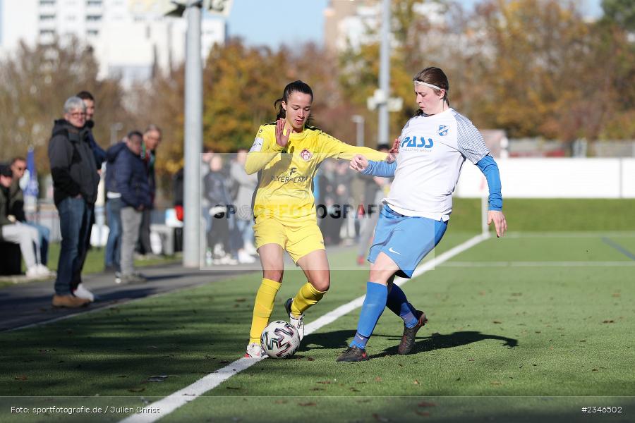 Julia Forster, Sportpark Heuchelhof, Würzburg, 13.11.2022, sport, action, Fussball, BFV, November 2022, Saison 2022/2023, 10. Spieltag, Frauen BOL, FVK, FWK, FVgg Kickers Aschaffenburg, FC Würzburger Kickers II - Bild-ID: 2346502