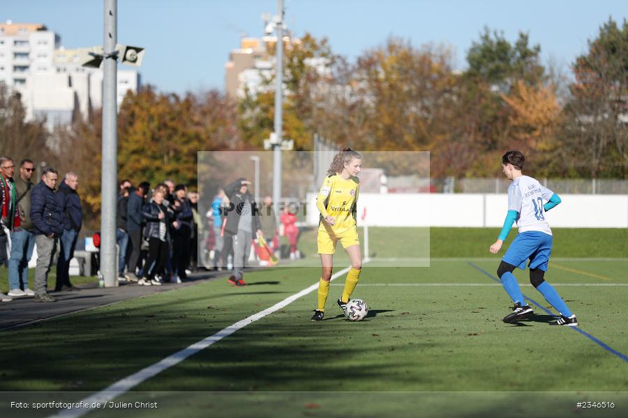 Leandra Jäger, Sportpark Heuchelhof, Würzburg, 13.11.2022, sport, action, Fussball, BFV, November 2022, Saison 2022/2023, 10. Spieltag, Frauen BOL, FVK, FWK, FVgg Kickers Aschaffenburg, FC Würzburger Kickers II - Bild-ID: 2346516 Leandra Jäger, Sportpark Heuchelhof, Würzburg, 13.11.2022, sport, action, Fussball, BFV, November 2022, Saison 2022/2023, 10. Spieltag, Frauen BOL, FVK, FWK, FVgg Kickers Aschaffenburg, FC Würzburger Kickers II - Bild-ID: 2346516