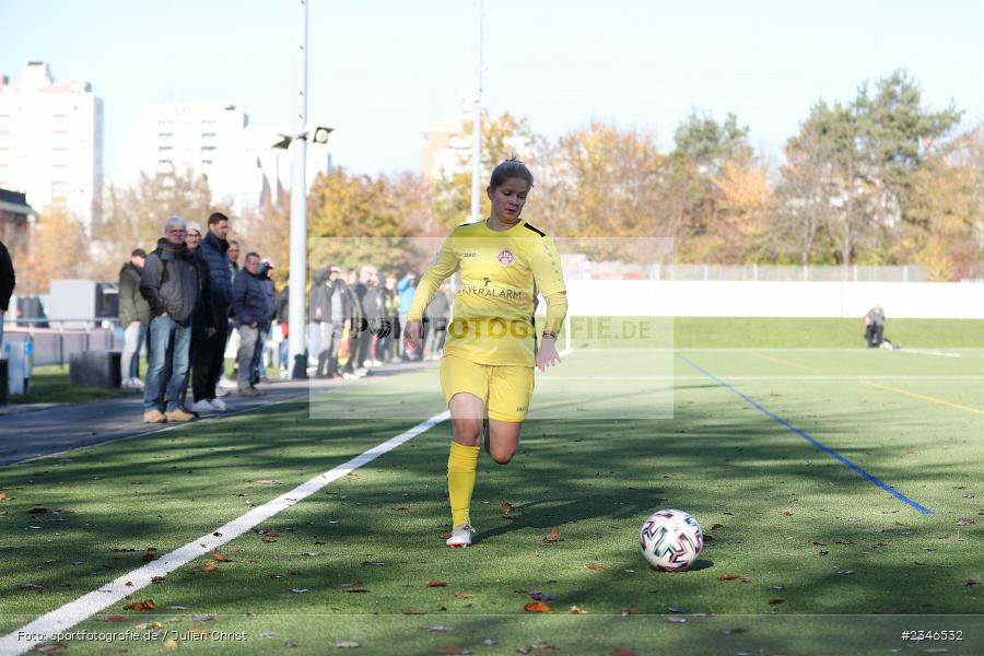 Mareen Wiechers, Sportpark Heuchelhof, Würzburg, 13.11.2022, sport, action, Fussball, BFV, November 2022, Saison 2022/2023, 10. Spieltag, Frauen BOL, FVK, FWK, FVgg Kickers Aschaffenburg, FC Würzburger Kickers II - Bild-ID: 2346532 Mareen Wiechers, Sportpark Heuchelhof, Würzburg, 13.11.2022, sport, action, Fussball, BFV, November 2022, Saison 2022/2023, 10. Spieltag, Frauen BOL, FVK, FWK, FVgg Kickers Aschaffenburg, FC Würzburger Kickers II - Bild-ID: 2346532