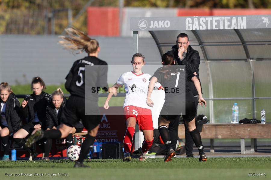 Franka Ziegler, Sportpark Heuchelhof, Würzburg, 14.11.2022, sport, action, Fussball, BFV, November 2022, Saison 2022/2023, 11. Spieltag, Frauen Bayernliga, TSV, FWK, TSV Theuern, FC Würzburger Kickers - Bild-ID: 2346646 Franka Ziegler, Sportpark Heuchelhof, Würzburg, 14.11.2022, sport, action, Fussball, BFV, November 2022, Saison 2022/2023, 11. Spieltag, Frauen Bayernliga, TSV, FWK, TSV Theuern, FC Würzburger Kickers - Bild-ID: 2346646