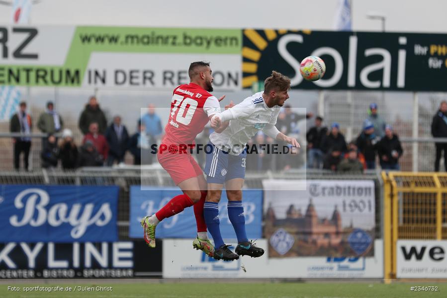 Niklas Borger, Stadion am Schönbusch, Aschaffenburg, 19.11.2022, sport, action, Fussball, BFV, November 2022, Saison 2022/2023, 21. Spieltag, 4. Liga, Regionalliga Bayern, SVH, SVA, SV Heimstetten, SV Viktoria Aschaffenburg - Bild-ID: 2346732