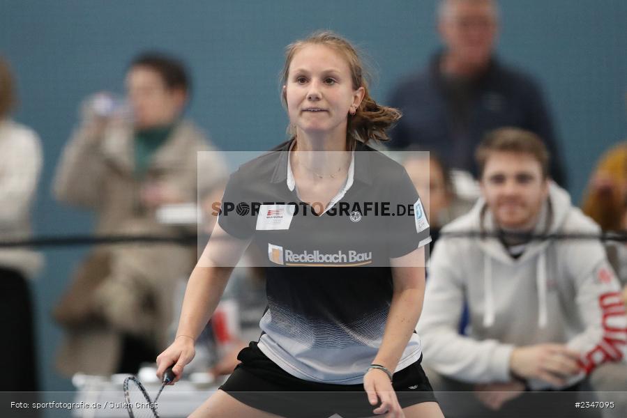 Sara Janssens, Hans-Wilhelm-Renkhoff-Halle, Marktheidenfeld, 20.11.2022, sport, action, DBV, November 2022, Saison 2022/2023, 2. Bundesliga Süd, Badminton, 1. BV Maintal 1978, TV 1884 Marktheidenfeld - Bild-ID: 2347095 Sara Janssens, Hans-Wilhelm-Renkhoff-Halle, Marktheidenfeld, 20.11.2022, sport, action, DBV, November 2022, Saison 2022/2023, 2. Bundesliga Süd, Badminton, 1. BV Maintal 1978, TV 1884 Marktheidenfeld - Bild-ID: 2347095