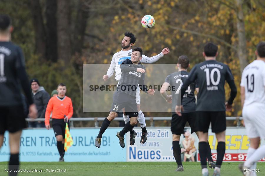 Paul Karle, Sportgelände, Karlburg, 26.11.2022, sport, action, Fussball, BFV, November 2022, Saison 2022/2023, 23. Spieltag, Landesliga Nordwest, ASV, TSV, ASV Rimpar, TSV Karlburg - Bild-ID: 2347182